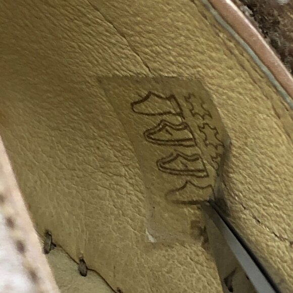 5 Zones Women's Size 41 Sabots Iridescent Pink Leather Closed Toe Slip On Mules - Picture 16 of 16